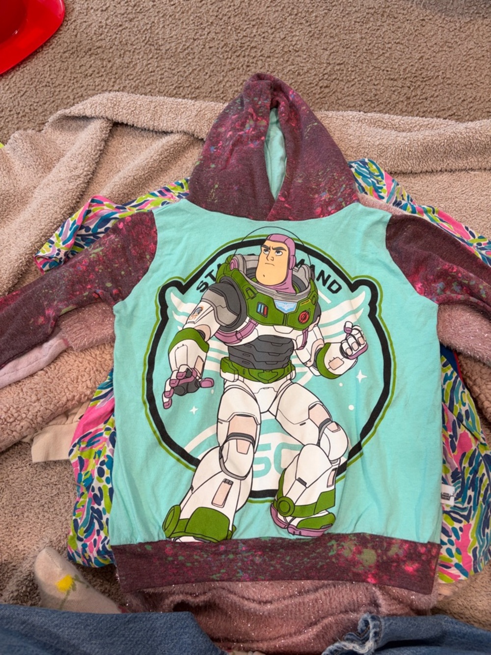 B61 Small Shop “The Wild Bambino” 5/6T Buzz Lightyear Hoodie